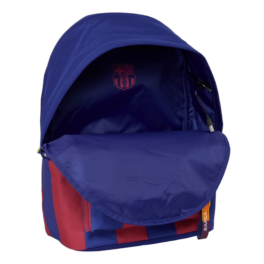 Sac à dos pour ordinateur portable + port USB F.C. Barcelone 25/26 44 cm