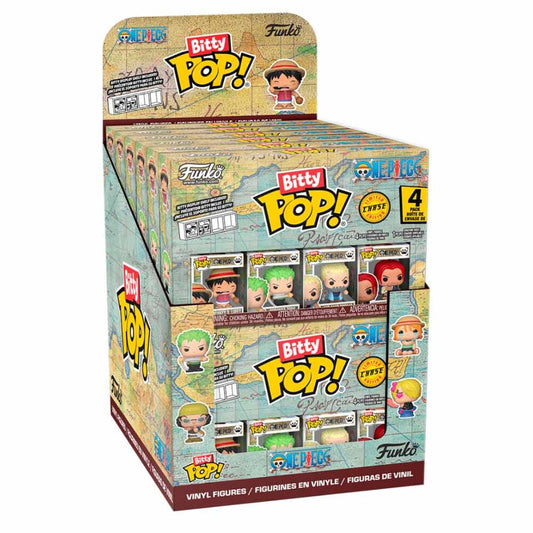 blister pack of 4 assorted bitty pop one piece figures