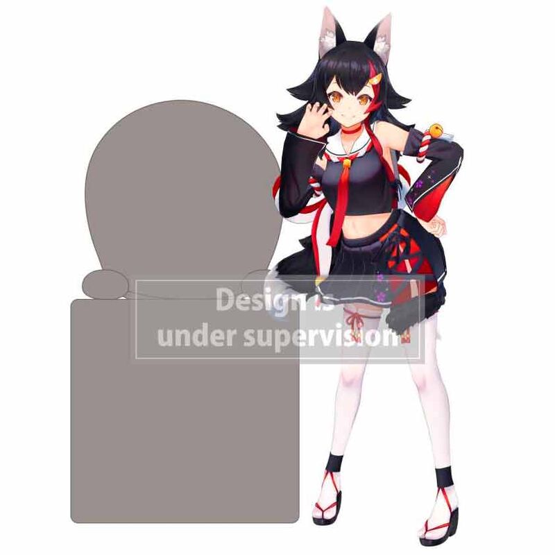 figure hikkake ookami mio hololive production 10cm