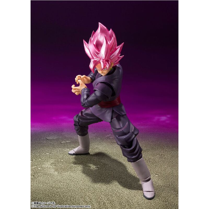 Figura S.H. Figuarts Goku Black Super Saiyan Rosé Dragon Ball Super 14cm