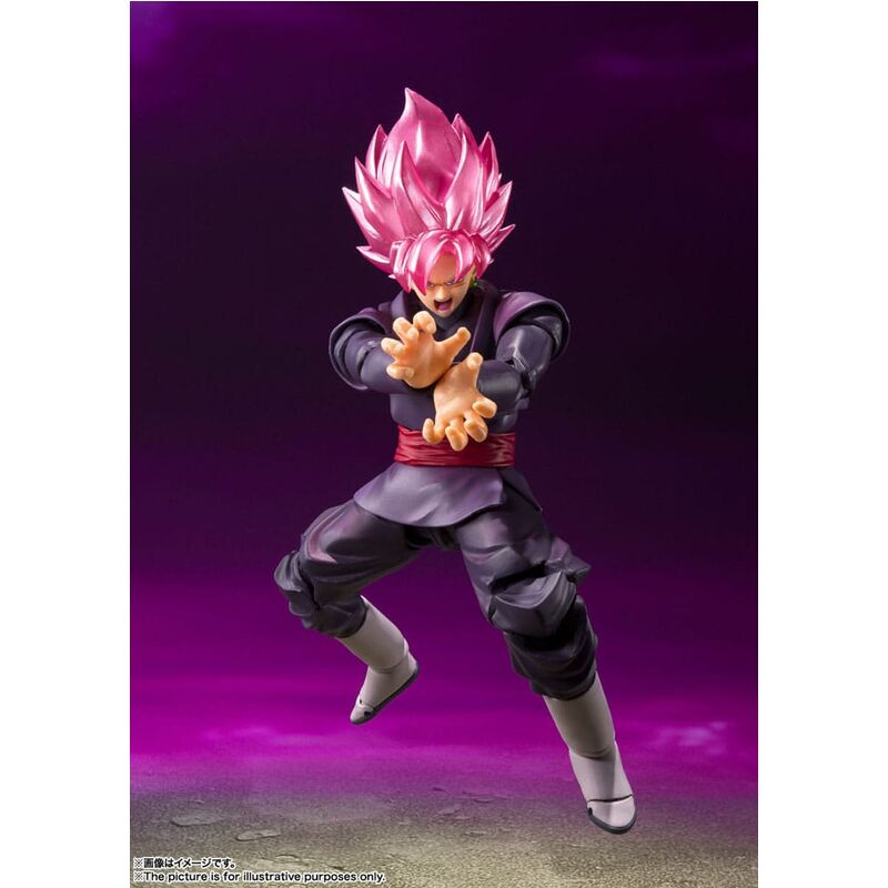 Figura S.H. Figuarts Goku Black Super Saiyan Rosé Dragon Ball Super 14cm