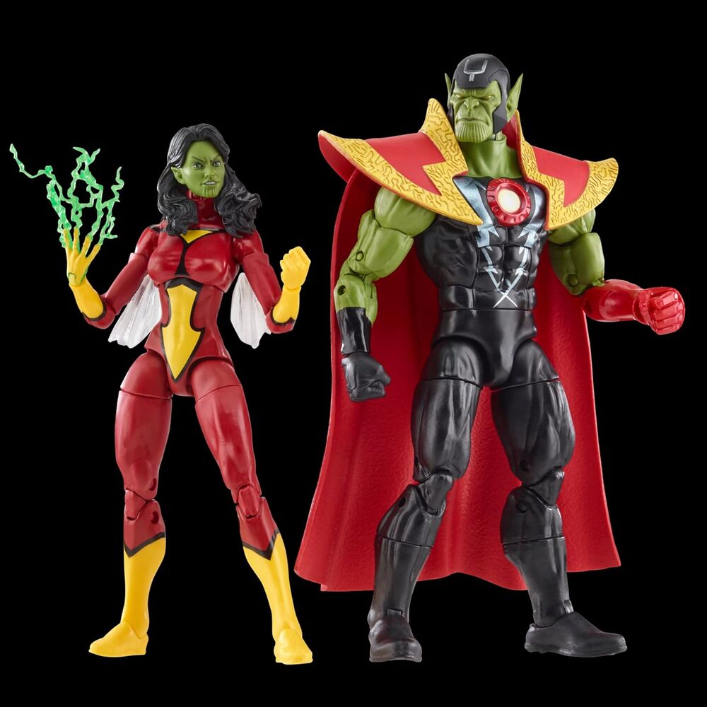 Skrull Queen i Super Skrull Beyond Earth Najpotężniejsze figurki Avengers Marvel 15 cm