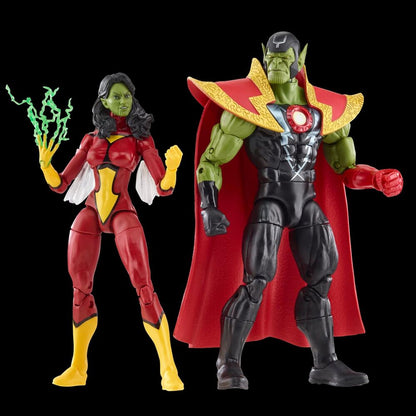 Skrull Queen i Super Skrull Beyond Earth Najpotężniejsze figurki Avengers Marvel 15 cm