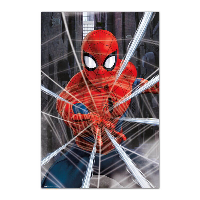 marvel spiderman web poster