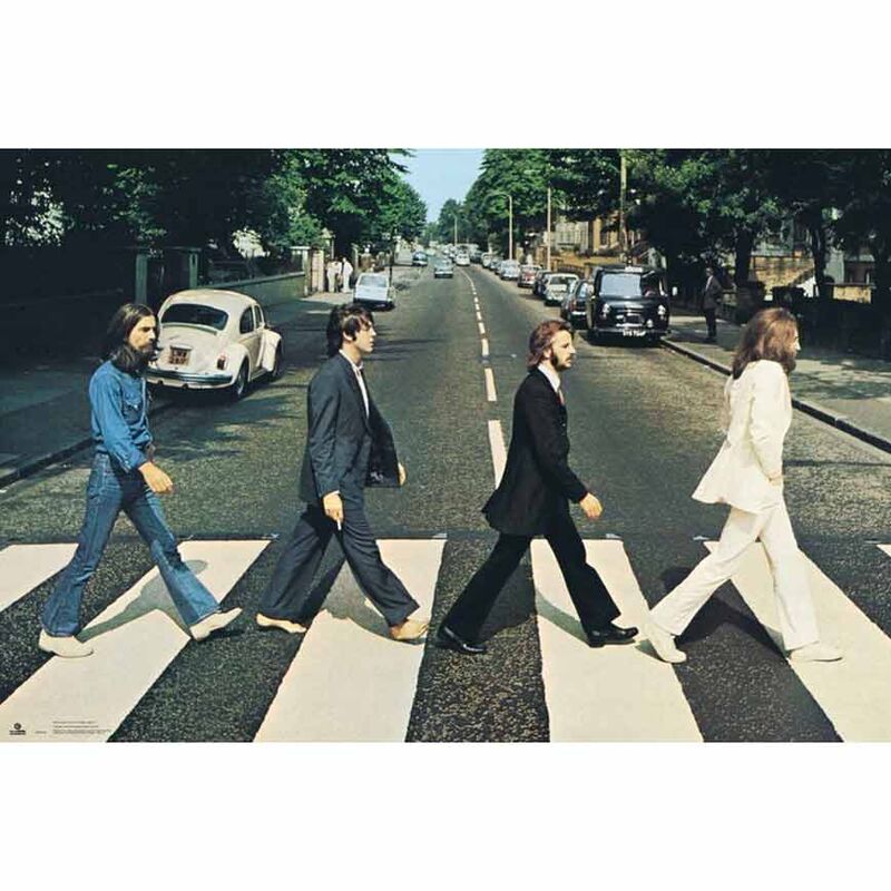 abbey road poster the beatles