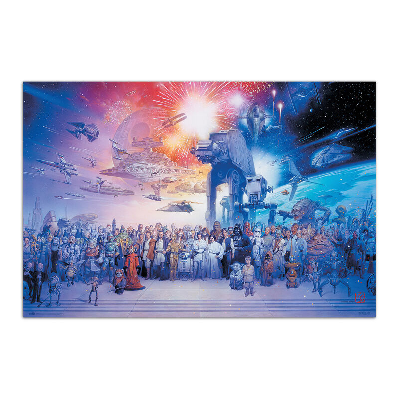 star wars characters legacy poster