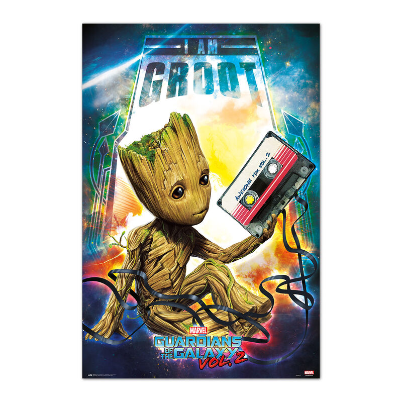 groot poster guardians of the galaxy 2 marvel