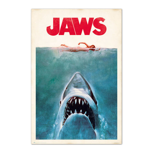 jaws shark poster
