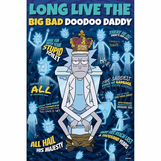 poster doodoo daddy rick & morty