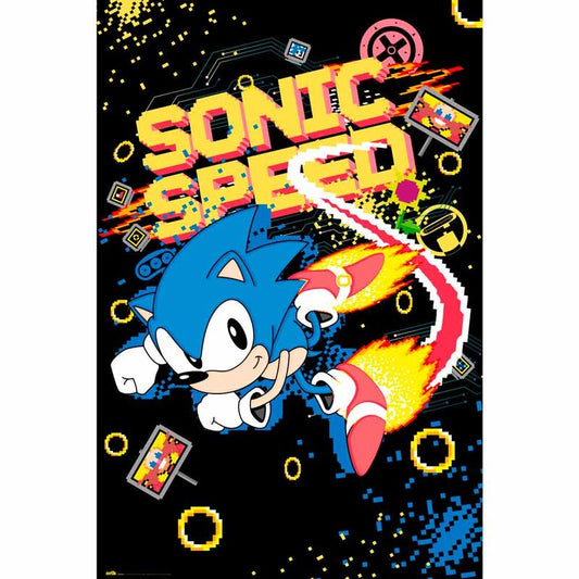 poster speed ​​sega sonic the hedgehog