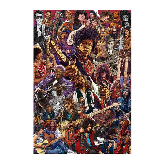 legendary guitarists poster
