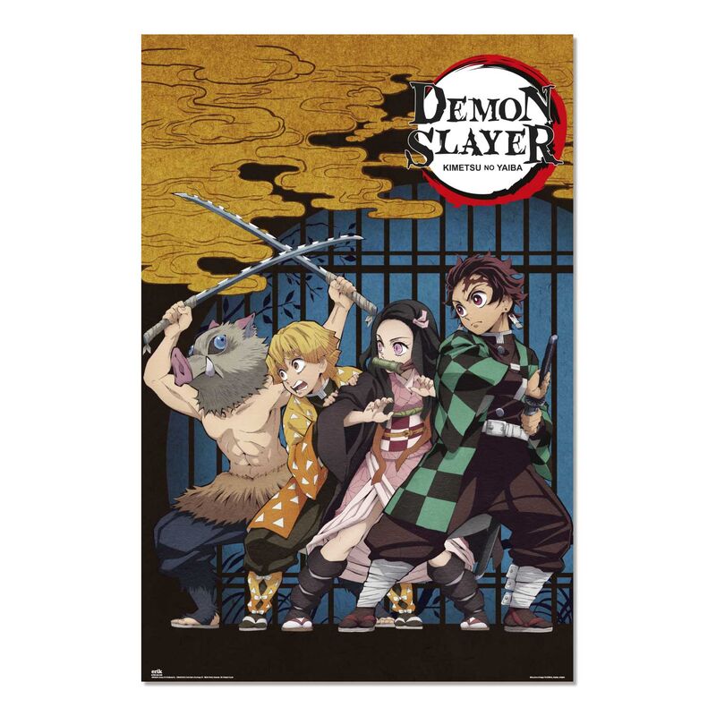 poster the house of drums demon slayer kimetsu no yaiba