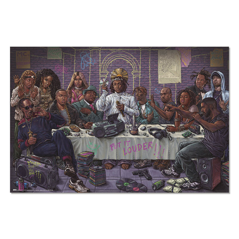 the last supper hip hop poster