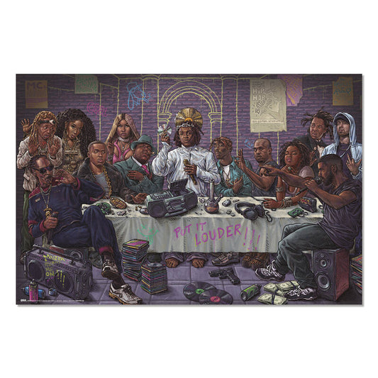 the last supper hip hop poster