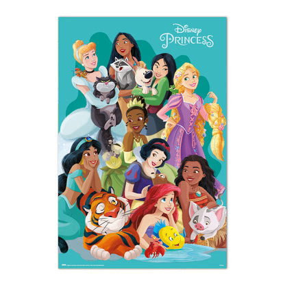 disney princesses poster
