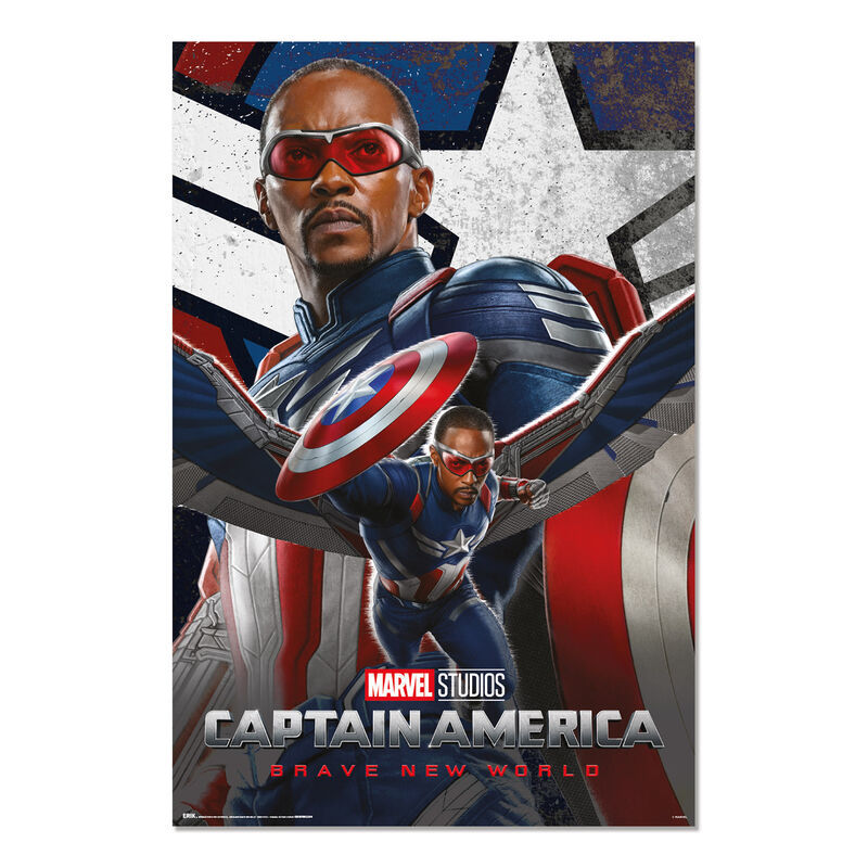marvel poster: a new world captain america