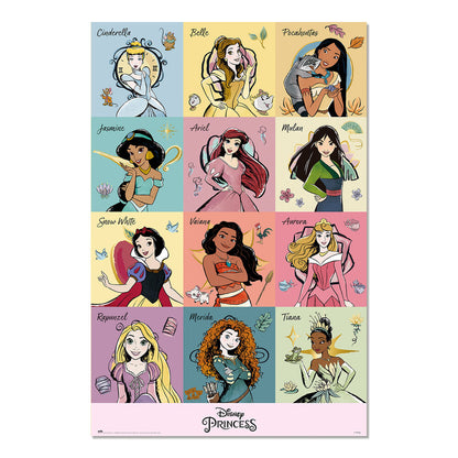 disney princesses poster