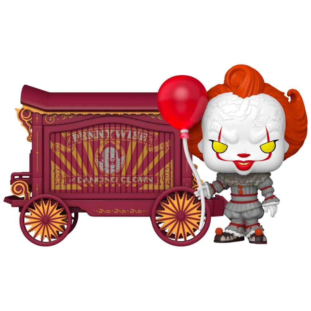 pop town it figure welcome to derry pennywise & wagon
