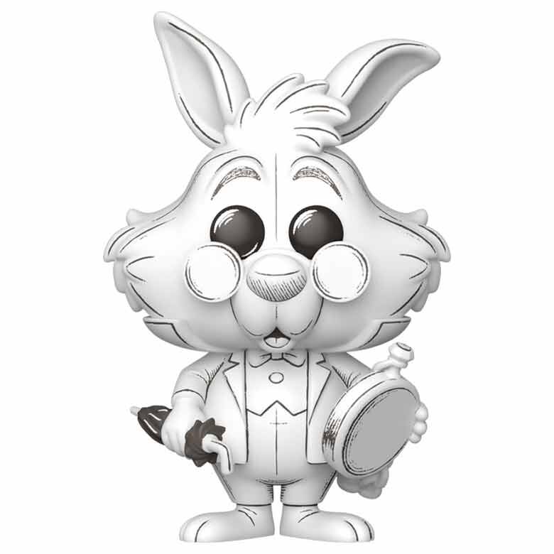 disney pop figure alice in wonderland white rabbit
