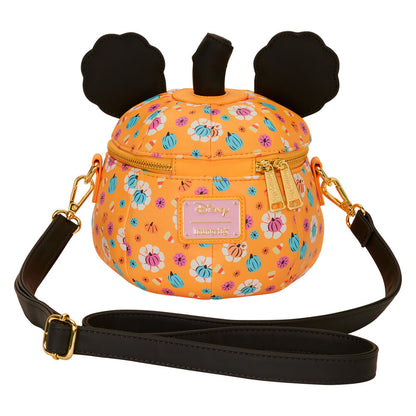 Borsa a tracolla Loungefly Disney con zucca e Minnie