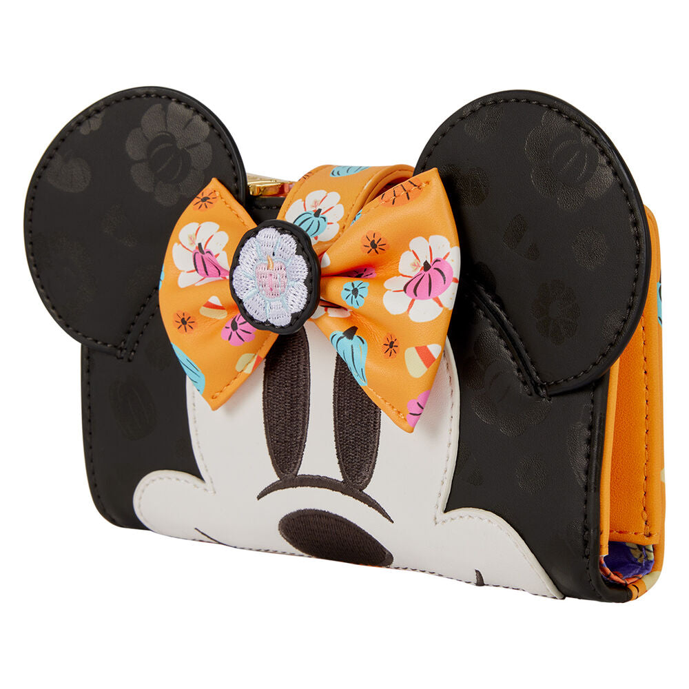 Portafoglio Loungefly Disney con zucca e Minnie