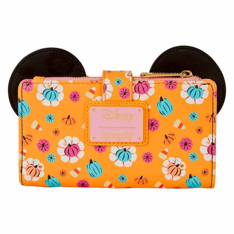 Portafoglio Loungefly Disney con zucca e Minnie