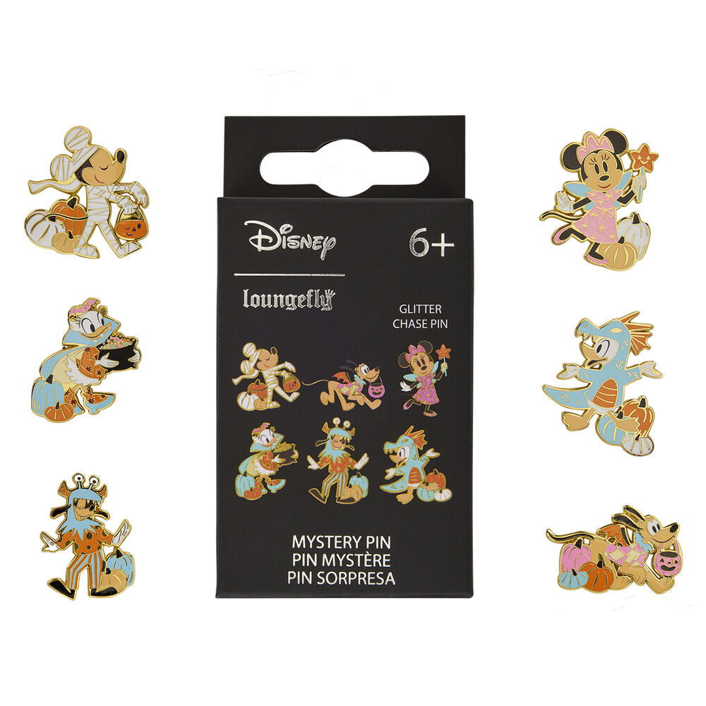 blind box mystery enamel pin mickey & friends disney pixar loungefly assortment