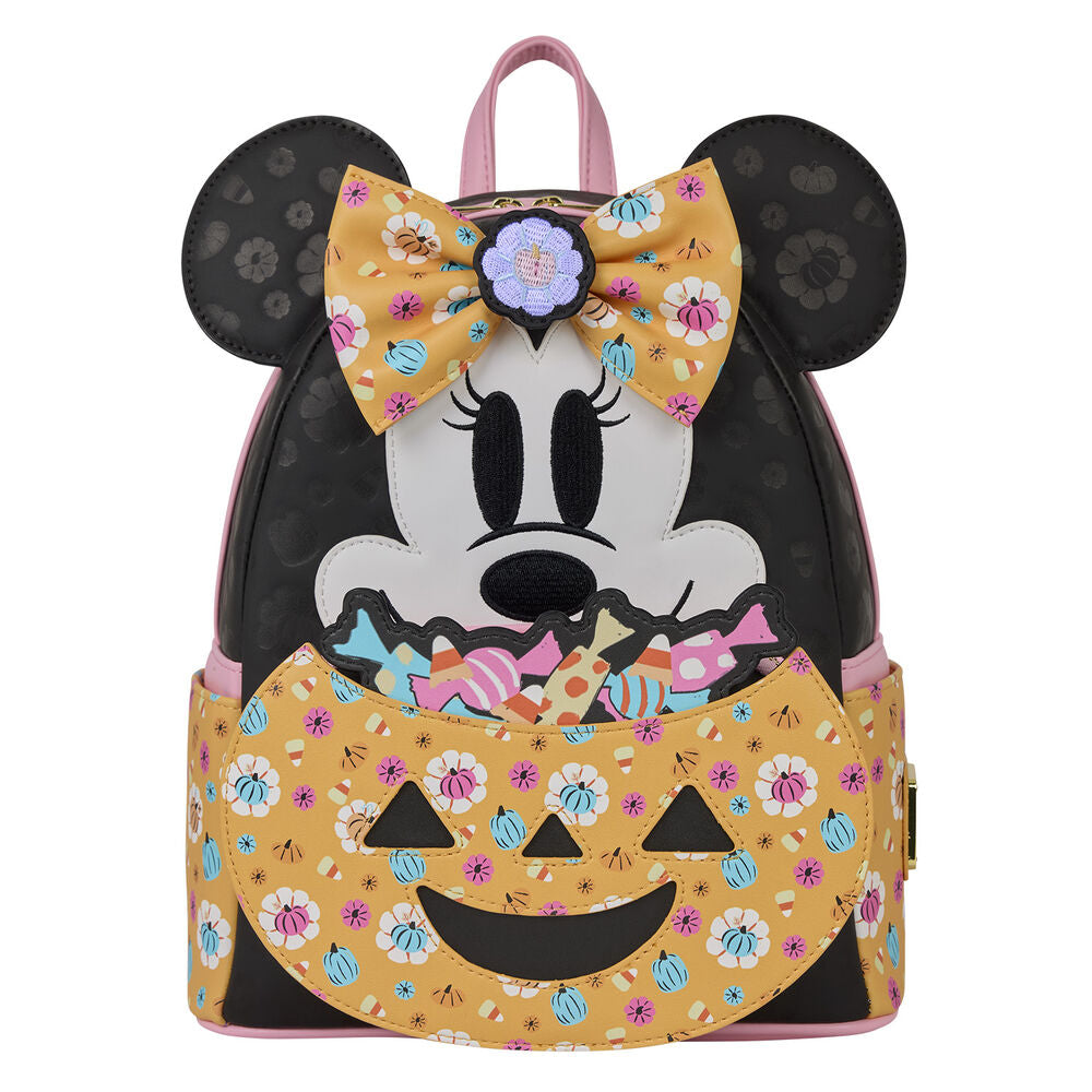 Zaino Loungefly Disney con Minnie a forma di zucca 26 cm