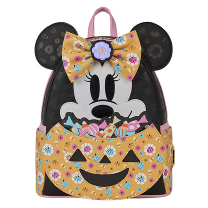 Zaino Loungefly Disney con Minnie a forma di zucca 26 cm