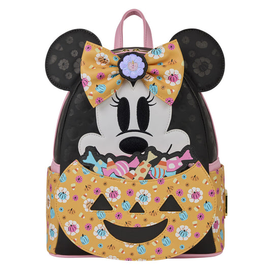 Zaino Loungefly Disney con Minnie a forma di zucca 26 cm