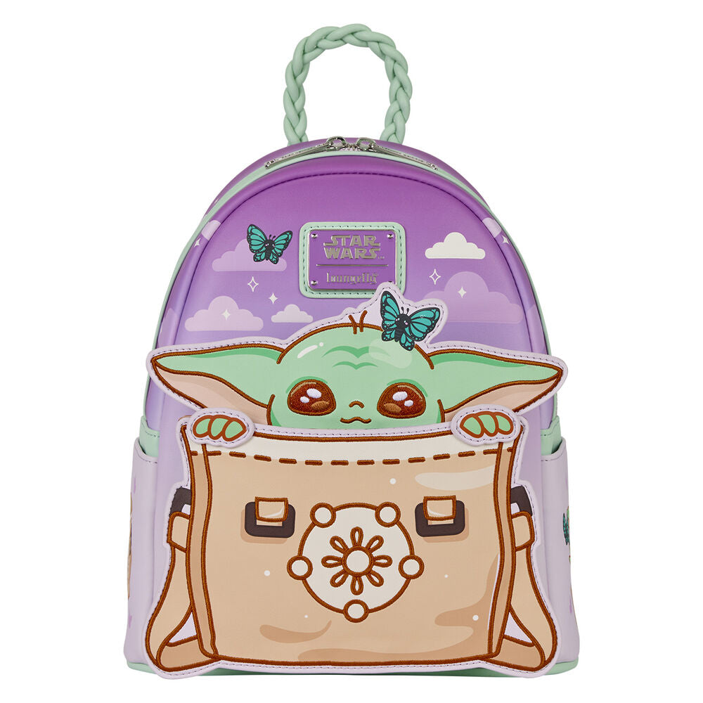 grogu star wars loungefly backpack 26cm