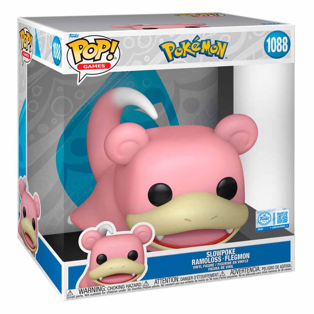 jumbo pop figure pokemon slowpoke exclusive 25cm