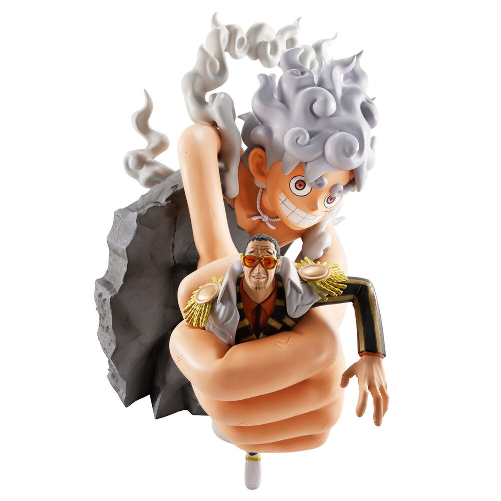 figure ichibansho monkey d luffy gear 5 vs borsalino burst of energy one piece 22cm