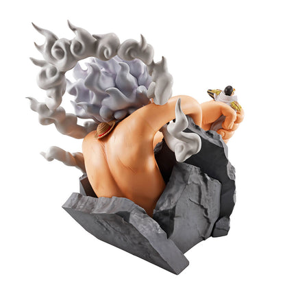 Figurka Ichibansho Monkey D Luffy Gear 5 kontra Borsalino Burst of Energy One Piece 22 cm
