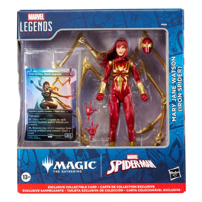 figure mary jane watson iron spider magic the gathering spider man marvel 15cm