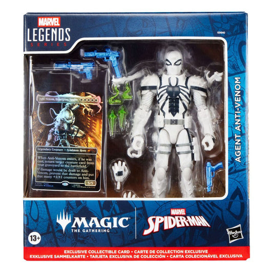 figure agent anti venom magic the gathering spider man marvel 15cm