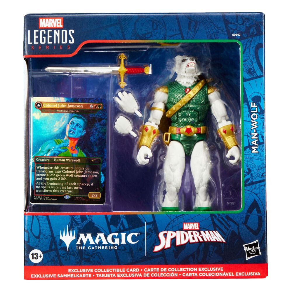 Figurka Człowiek Wilk Magic The Gathering Spider Man Marvel 15cm