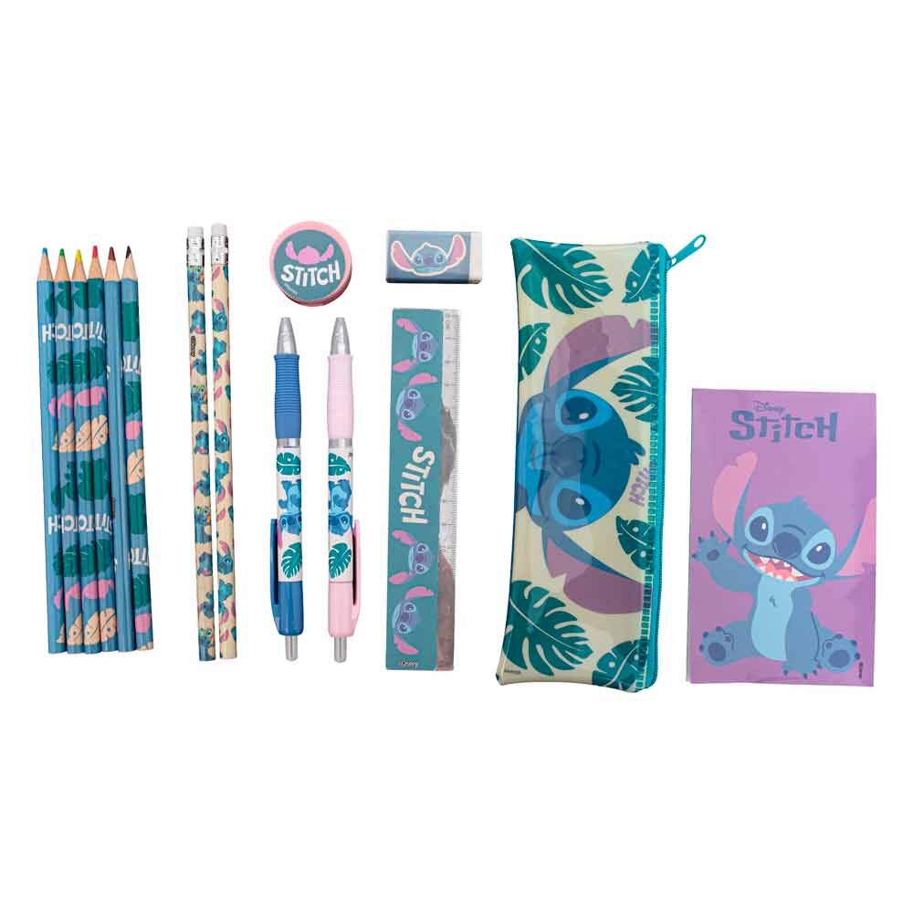 Stitch Disney stationery blister pack, 14 pieces