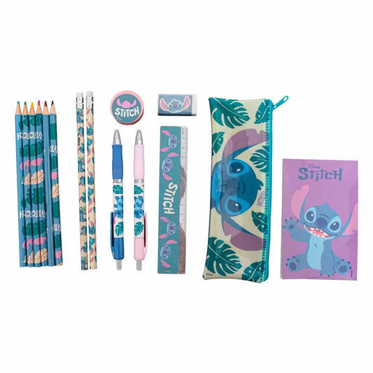 Paquete de papelería Stitch Disney en blíster 14 piezas