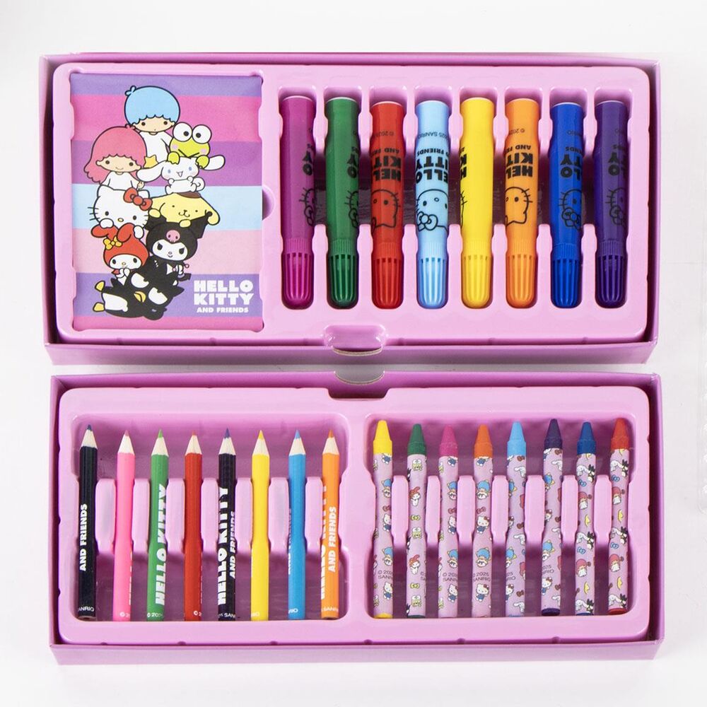 Hello Kitty ausmalbare Aktentasche