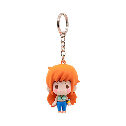 One Piece figure keychain assorted