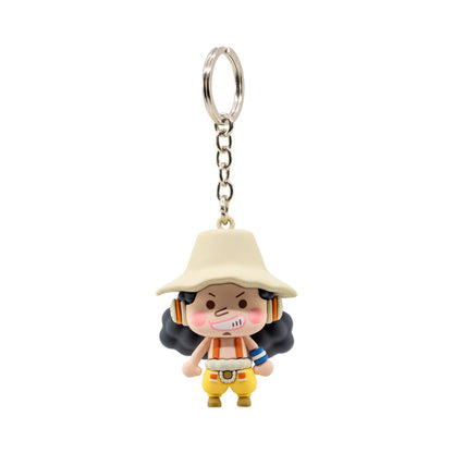 One Piece figure keychain assorted