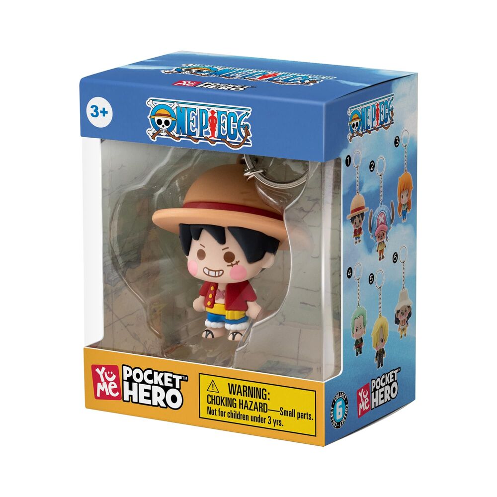 One Piece figure keychain assorted