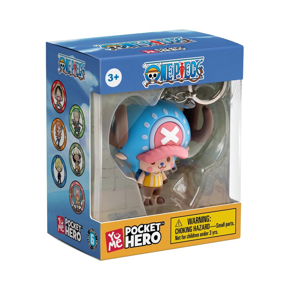 One Piece figure keychain assorted