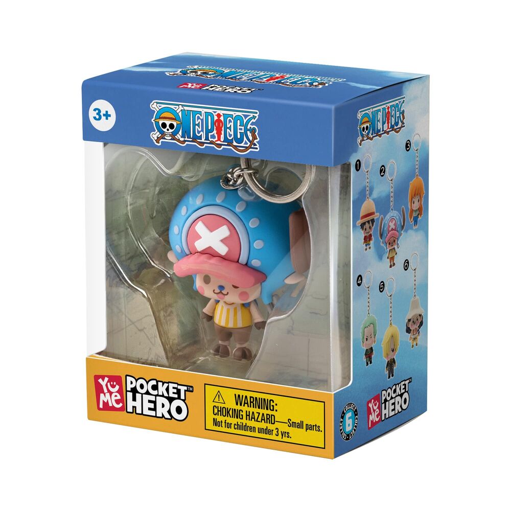 One Piece figure keychain assorted