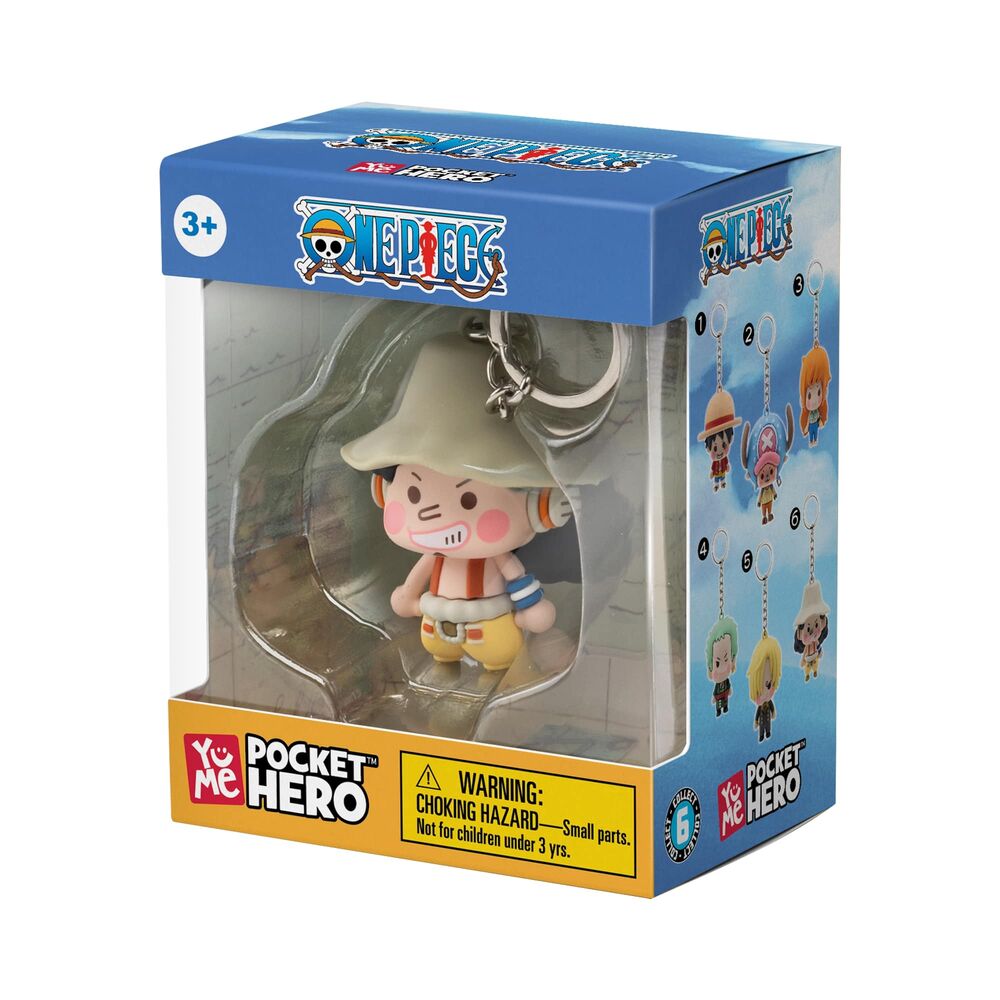 One Piece figure keychain assorted