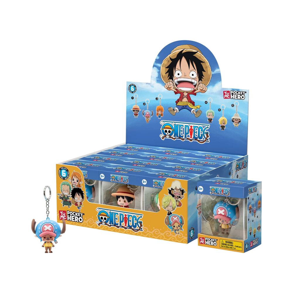 One Piece figure keychain assorted