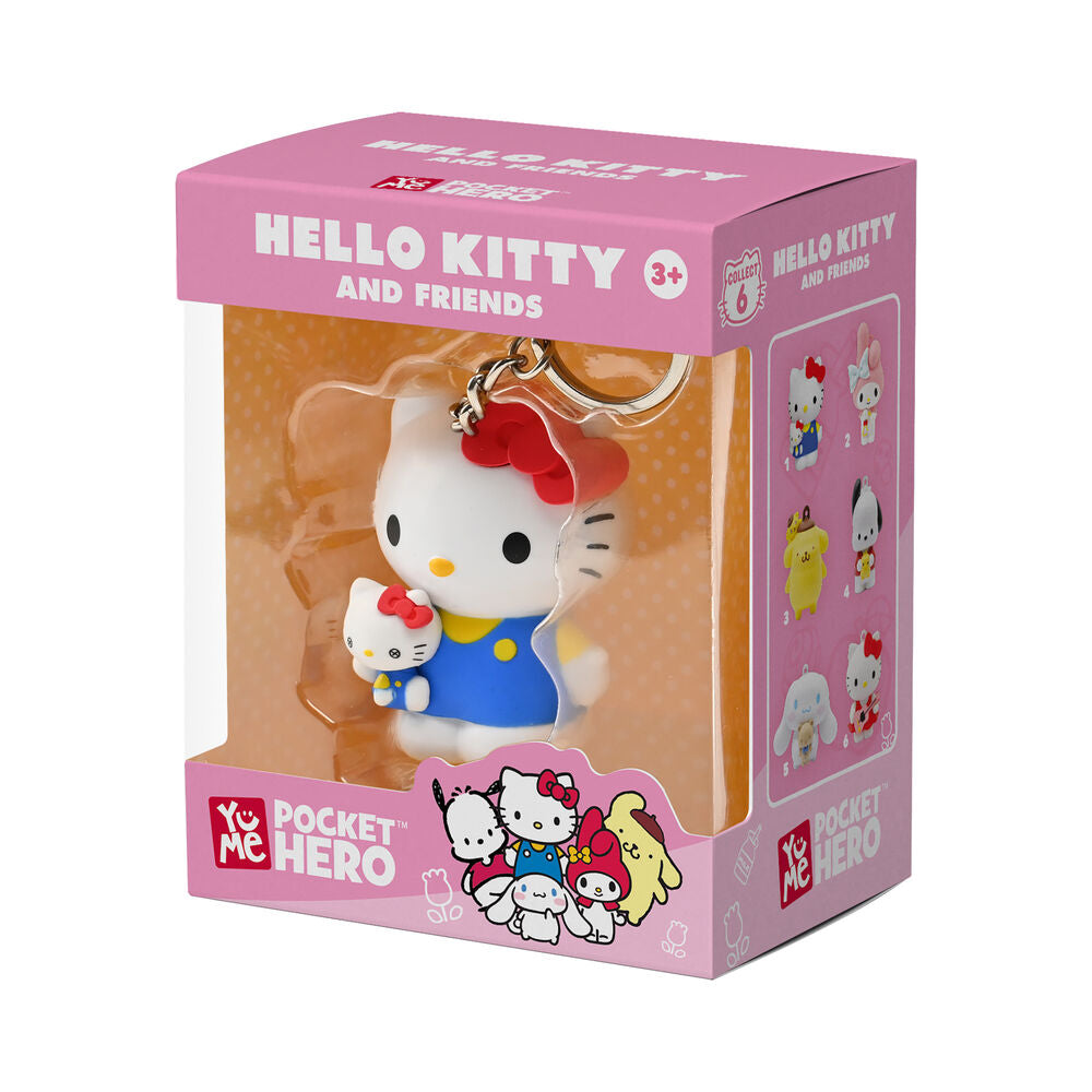Porte clés figurine Hello Kitty (assortiment)