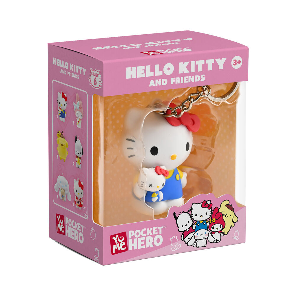 Porte clés figurine Hello Kitty (assortiment)
