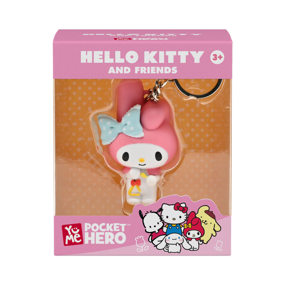 Porte clés figurine Hello Kitty (assortiment)